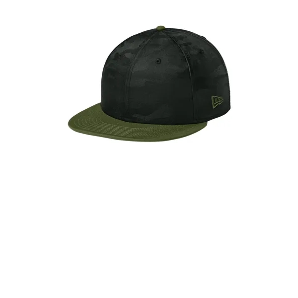 New Era Camo Flat Bill Snapback Cap