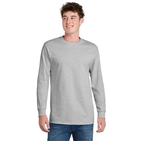 Custom Port & Co Tall Long Sleeve Essential Tee.
