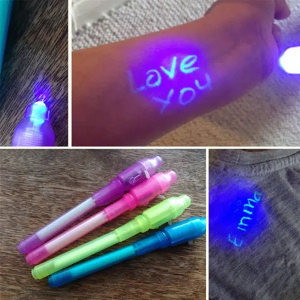 Multi-Functional Invisible Ink UV Pen - Multi-Functional Invisible Ink UV Pen - Image 0 of 5