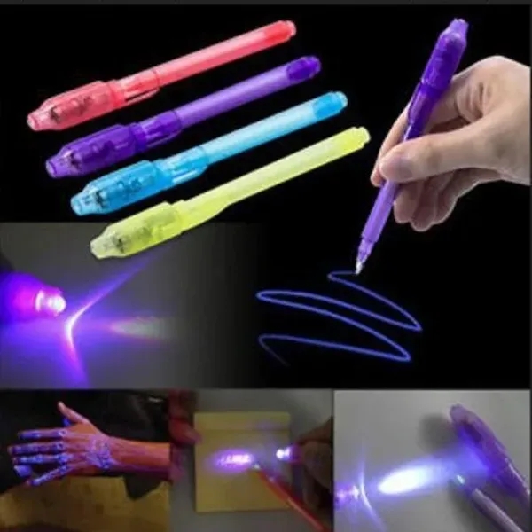 Multi-Functional Invisible Ink UV Pen - Multi-Functional Invisible Ink UV Pen - Image 1 of 5