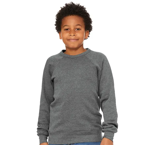 BELLA + CANVAS Youth Sponge Fleece Crewneck Sweatshirt - BELLA + CANVAS Youth Sponge Fleece Crewneck Sweatshirt - Image 0 of 16