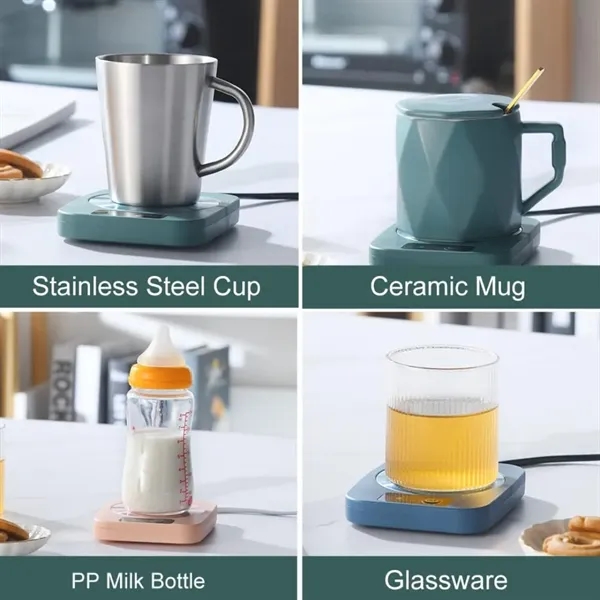 55 Degree Coffee Mug Warmer Coaster with Constant Heat - 55 Degree Coffee Mug Warmer Coaster with Constant Heat - Image 2 of 9