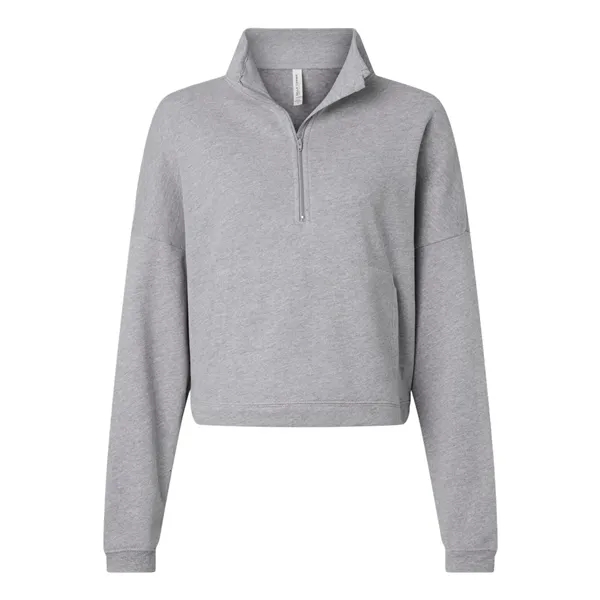 BELLA + CANVAS Women's Sponge Fleece Half Zip Pullover - BELLA + CANVAS Women's Sponge Fleece Half Zip Pullover - Image 1 of 4