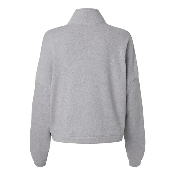 BELLA + CANVAS Women's Sponge Fleece Half Zip Pullover - BELLA + CANVAS Women's Sponge Fleece Half Zip Pullover - Image 2 of 4