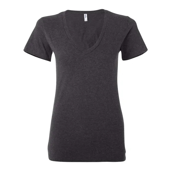 BELLA + CANVAS Women's Jersey Deep V-Neck Tee - BELLA + CANVAS Women's Jersey Deep V-Neck Tee - Image 13 of 39