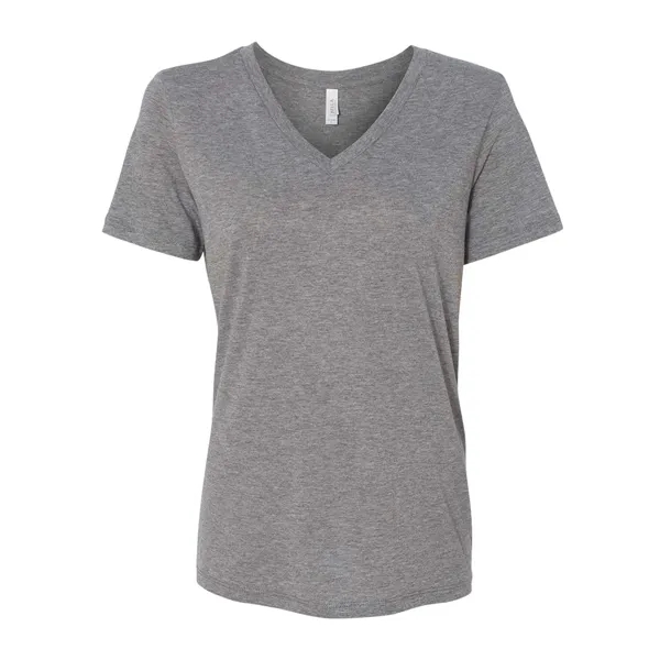 BELLA + CANVAS Women's Relaxed Triblend V-Neck Tee - BELLA + CANVAS Women's Relaxed Triblend V-Neck Tee - Image 3 of 16