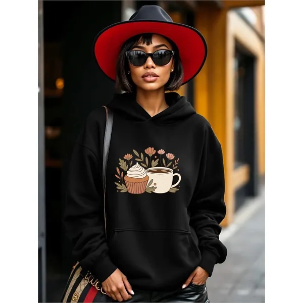HOODED ACTIVEWEAR SWEATSHIRT DTF PRINT RUSH SERVICE LA - HOODED ACTIVEWEAR SWEATSHIRT DTF PRINT RUSH SERVICE LA - Image 2 of 4