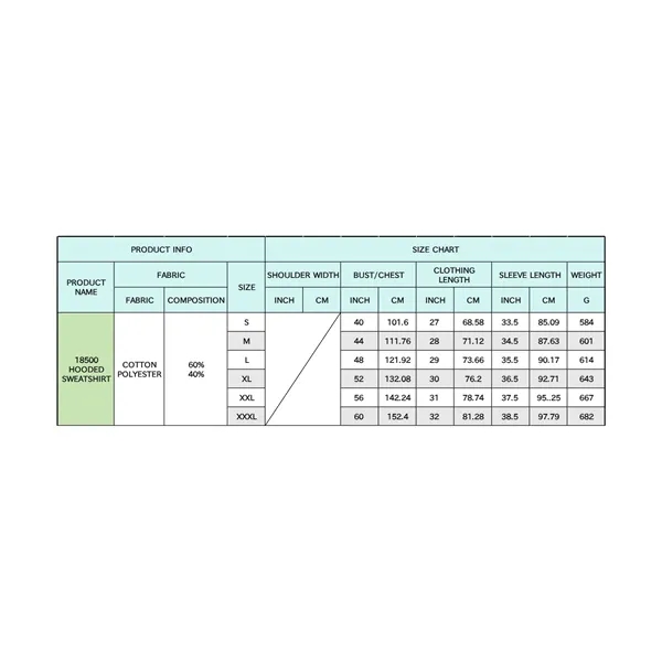 HOODED ACTIVEWEAR SWEATSHIRT DTF PRINT RUSH SERVICE LA - HOODED ACTIVEWEAR SWEATSHIRT DTF PRINT RUSH SERVICE LA - Image 4 of 4