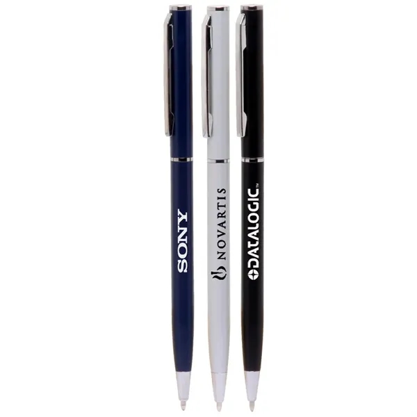 Skinny Metal Ballpoint Pen - Skinny Metal Ballpoint Pen - Image 0 of 6
