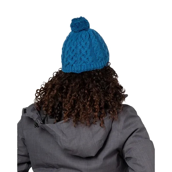 Storm Creek Women's Freeze Baby Fleece-Lined Pom Hat - Storm Creek Women's Freeze Baby Fleece-Lined Pom Hat - Image 8 of 9