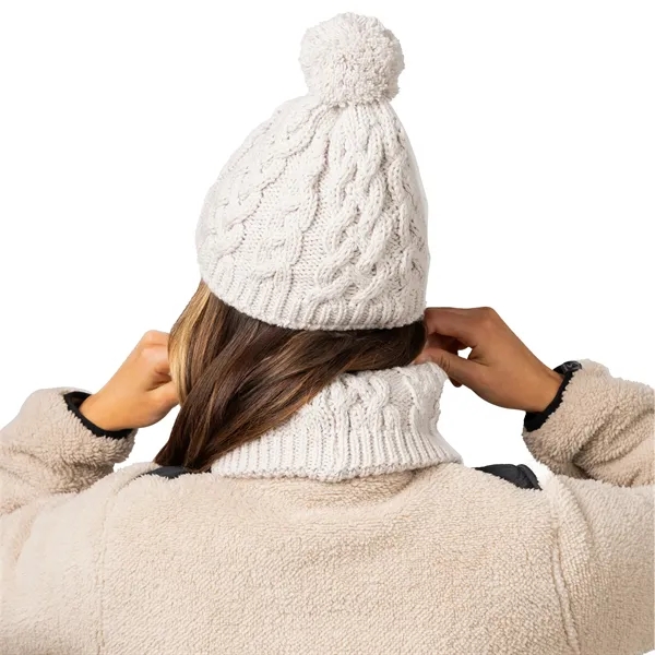 Storm Creek Women's Freeze Baby Fleece-Lined Pom Hat - Storm Creek Women's Freeze Baby Fleece-Lined Pom Hat - Image 5 of 9
