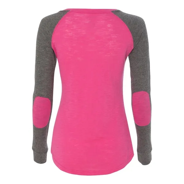 Boxercraft Women's Preppy Patch Slub Long Sleeve T-Shirt - Boxercraft Women's Preppy Patch Slub Long Sleeve T-Shirt - Image 9 of 31