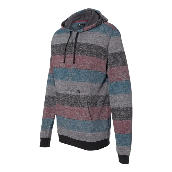 Burnside Men's Printed Stripes Fleece Sweatshirt - Burnside Men's Printed Stripes Fleece Sweatshirt - Image 7 of 8