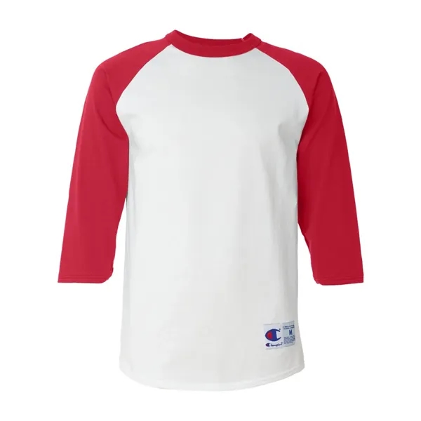 Champion Unisex Raglan Sleeve Baseball T-Shirt - Champion Unisex Raglan Sleeve Baseball T-Shirt - Image 16 of 18
