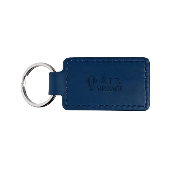 Leeman Tuscany PU Leather Rectangle Keychain - Leeman Tuscany PU Leather Rectangle Keychain - Image 3 of 3