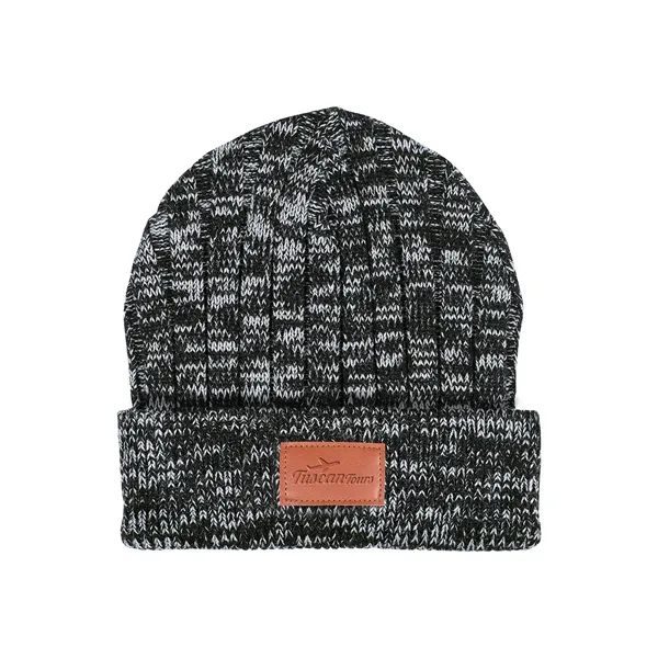 Leeman Heathered Knit Cuffed Rib Beanie - Leeman Heathered Knit Cuffed Rib Beanie - Image 0 of 1