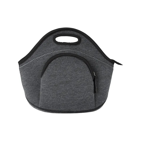 Heathered Neoprene Lunch Cooler Tote Bag - Heathered Neoprene Lunch Cooler Tote Bag - Image 6 of 6