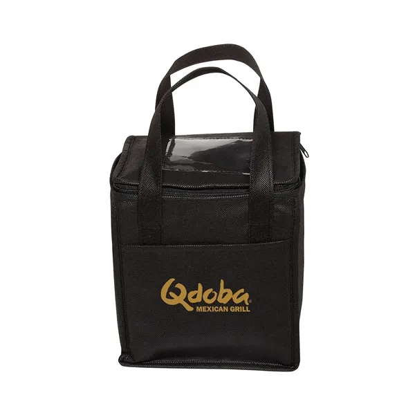 Non-Woven Cubic Lunch Cooler Bag With ID Slot - Non-Woven Cubic Lunch Cooler Bag With ID Slot - Image 1 of 11