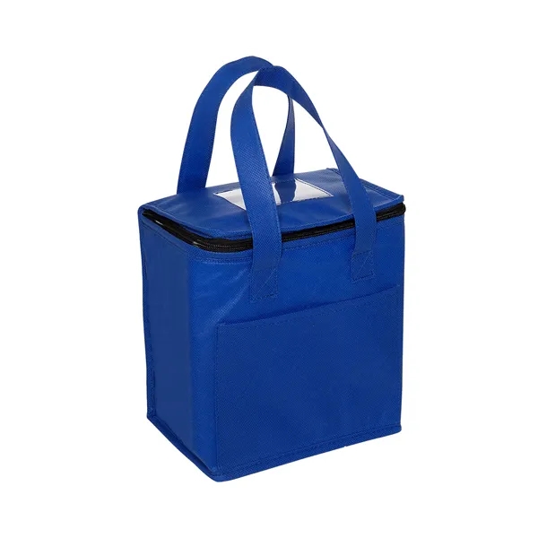 Non-Woven Cubic Lunch Cooler Bag With ID Slot - Non-Woven Cubic Lunch Cooler Bag With ID Slot - Image 5 of 11