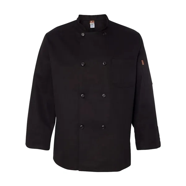 Custom Chef Designs Black Traditional Chef Coat