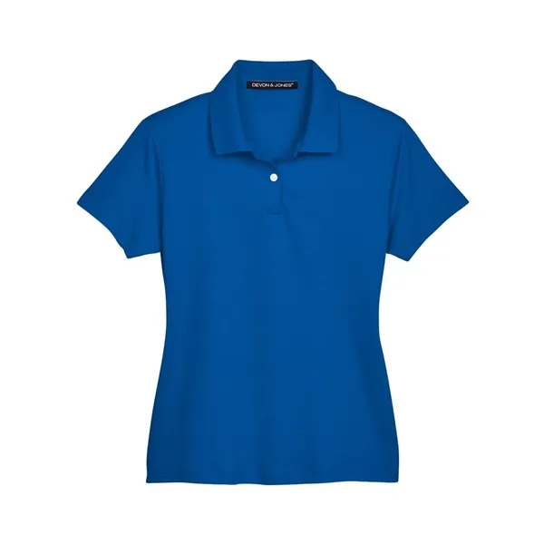 Devon & Jones Women's Pima-Tech™ Jet Pique Polo - Devon & Jones Women's Pima-Tech™ Jet Pique Polo - Image 1 of 4