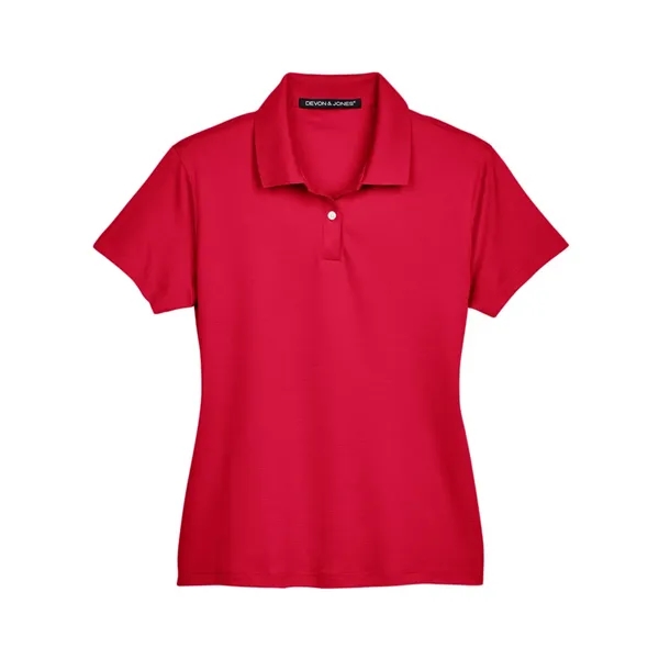 Devon & Jones Women's Pima-Tech™ Jet Pique Polo - Devon & Jones Women's Pima-Tech™ Jet Pique Polo - Image 3 of 4