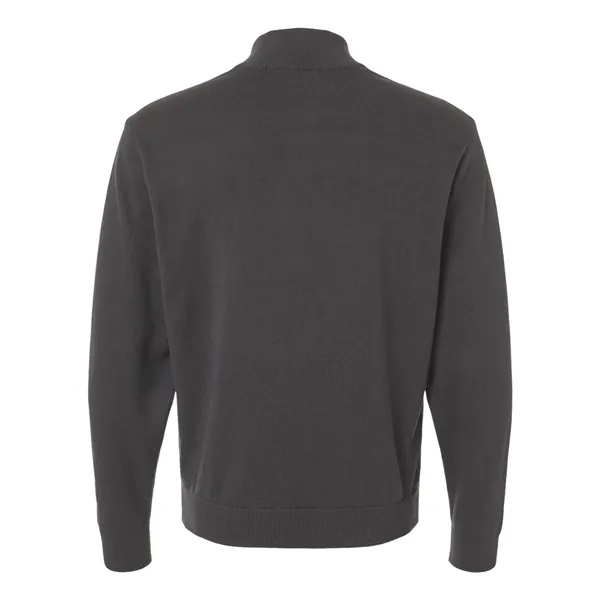 Devon & Jones Men's New Classics Quarter-Zip Sweater - Devon & Jones Men's New Classics Quarter-Zip Sweater - Image 4 of 6