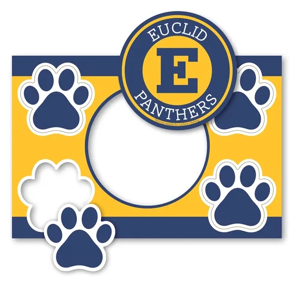 2 in1 Circle Car Magnet with 4 Paw Prints - 2 in1 Circle Car Magnet with 4 Paw Prints - Image 2 of 3