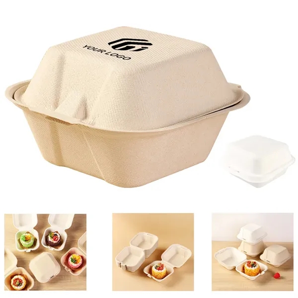 Eco-Friendly cake hamburger packaging box takeout container - Eco-Friendly cake hamburger packaging box takeout container - Image 0 of 4