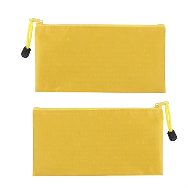 9"x4.3" PVC Zipper Pencil Pouche For Office Supplies - 9"x4.3" PVC Zipper Pencil Pouche For Office Supplies - Image 1 of 2
