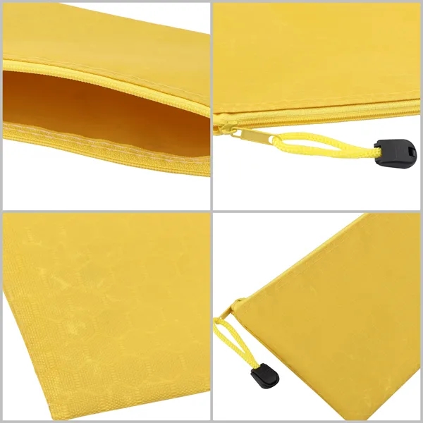 9"x4.3" PVC Zipper Pencil Pouche For Office Supplies - 9"x4.3" PVC Zipper Pencil Pouche For Office Supplies - Image 2 of 2