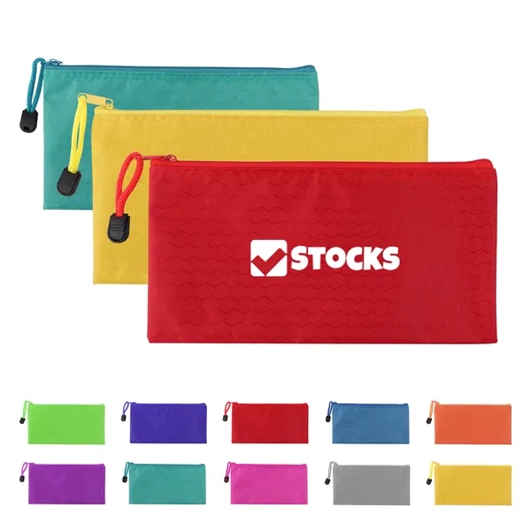 Small PVC Zipper Pencil Pouch Office Supplies - Small PVC Zipper Pencil Pouch Office Supplies - Image 0 of 5