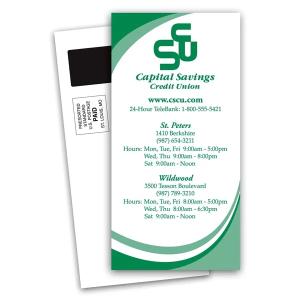 Magnetic Stick Up Card