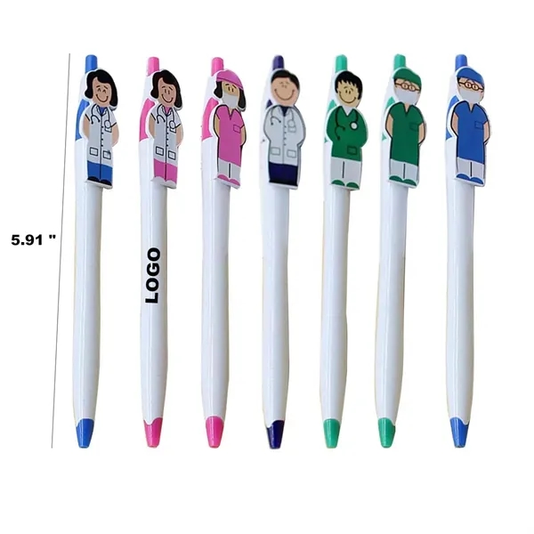 Doctor Nurse Ballpoint Pen - Doctor Nurse Ballpoint Pen - Image 1 of 3