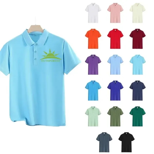 Unisex Golf Polo Shirt Advertising Short Sleeve T-shirt - Unisex Golf Polo Shirt Advertising Short Sleeve T-shirt - Image 0 of 5