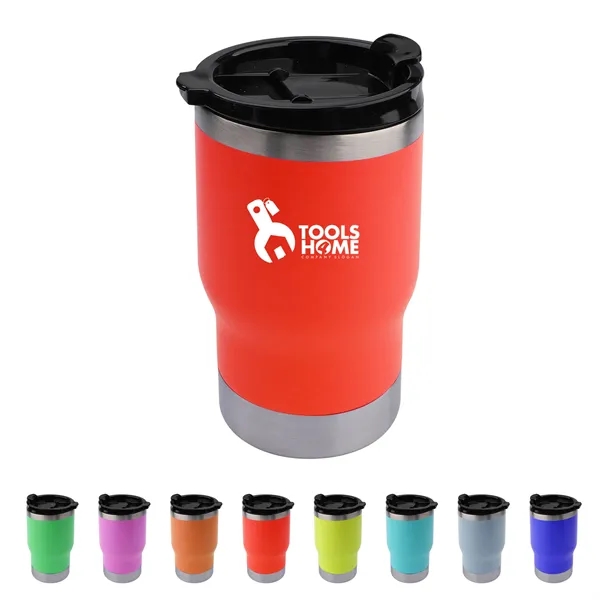 14Oz Insulated Can Cooler W/ Bottle Opener & Double Lids - 14Oz Insulated Can Cooler W/ Bottle Opener & Double Lids - Image 0 of 2