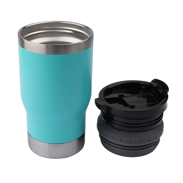 14Oz Insulated Can Cooler W/ Bottle Opener & Double Lids - 14Oz Insulated Can Cooler W/ Bottle Opener & Double Lids - Image 1 of 2