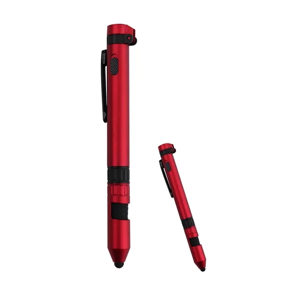6 in 1 LED Tactical Pen & Multitool  W/Compass, - 6 in 1 LED Tactical Pen & Multitool  W/Compass, - Image 1 of 2