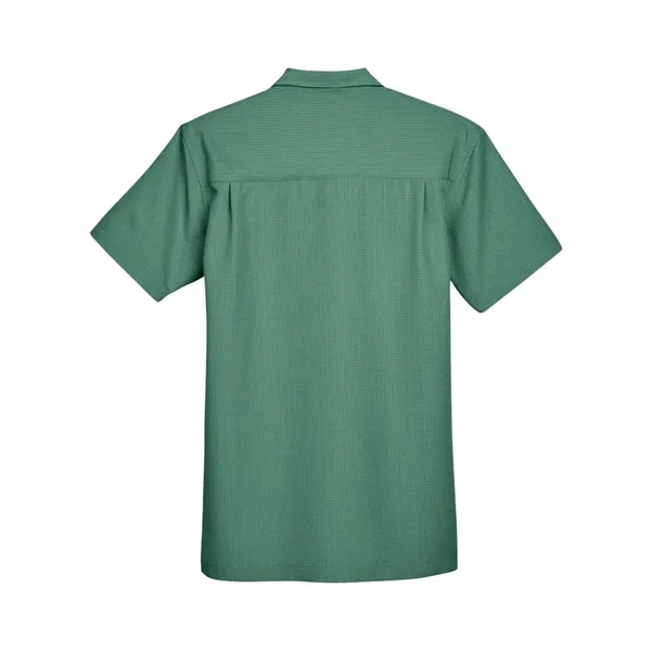 Harriton Men's Barbados Textured Camp Shirt - Harriton Men's Barbados Textured Camp Shirt - Image 14 of 20