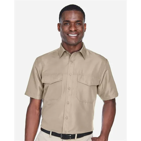 Harriton Men's Key West Short Sleeve Performance Staff Shirt - Harriton Men's Key West Short Sleeve Performance Staff Shirt - Image 0 of 7