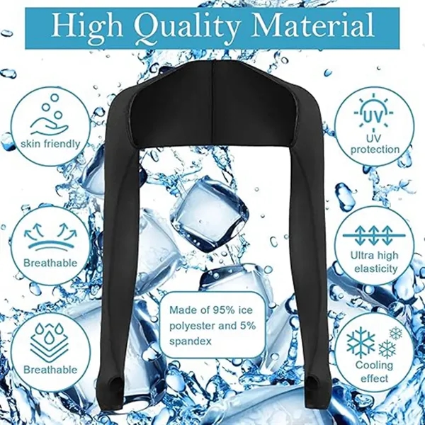 Sun Protection Cooling Arm Sleeve Shawl Jacket - Sun Protection Cooling Arm Sleeve Shawl Jacket - Image 2 of 4