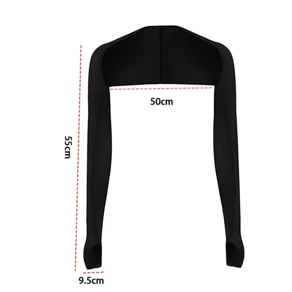 Sun Protection Cooling Arm Sleeve Shawl Jacket - Sun Protection Cooling Arm Sleeve Shawl Jacket - Image 3 of 4