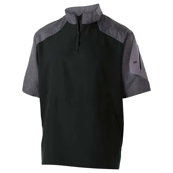 Holloway Unisex Raider Short Sleeve Quarter-Zip Pullover - Holloway Unisex Raider Short Sleeve Quarter-Zip Pullover - Image 1 of 20