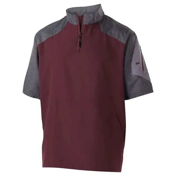 Holloway Unisex Raider Short Sleeve Quarter-Zip Pullover - Holloway Unisex Raider Short Sleeve Quarter-Zip Pullover - Image 6 of 20