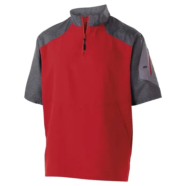 Holloway Unisex Raider Short Sleeve Quarter-Zip Pullover - Holloway Unisex Raider Short Sleeve Quarter-Zip Pullover - Image 16 of 20