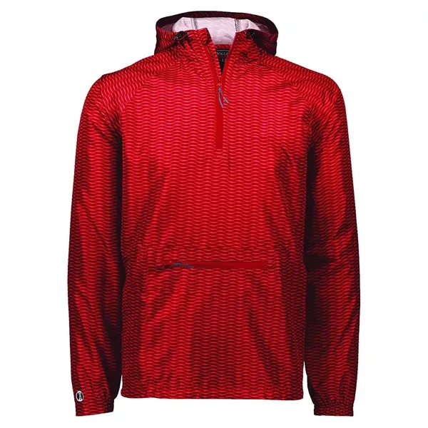 Holloway Men's Range Hooded Packable Quarter-Zip Jacket - Holloway Men's Range Hooded Packable Quarter-Zip Jacket - Image 11 of 14