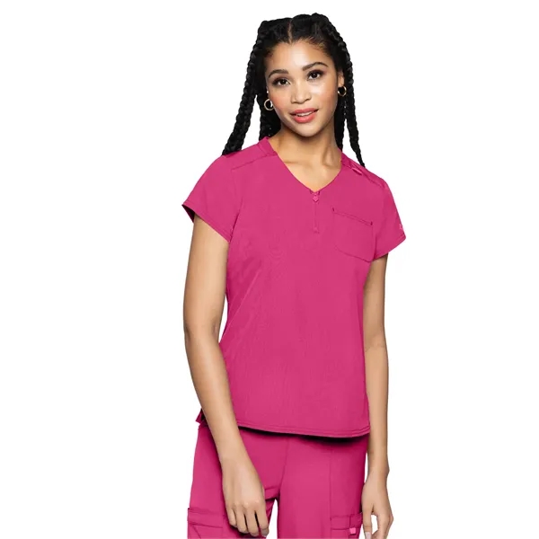 Med Couture - MC AMP - Women's 1-Pocket V-Neck Top - Med Couture - MC AMP - Women's 1-Pocket V-Neck Top - Image 7 of 9