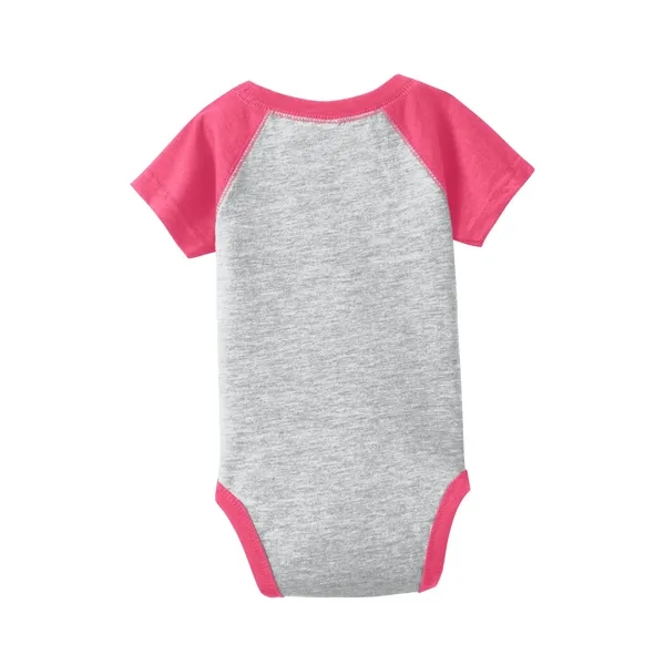 Rabbit Skins Infant Baseball Fine Jersey Bodysuit. - Rabbit Skins Infant Baseball Fine Jersey Bodysuit. - Image 4 of 19