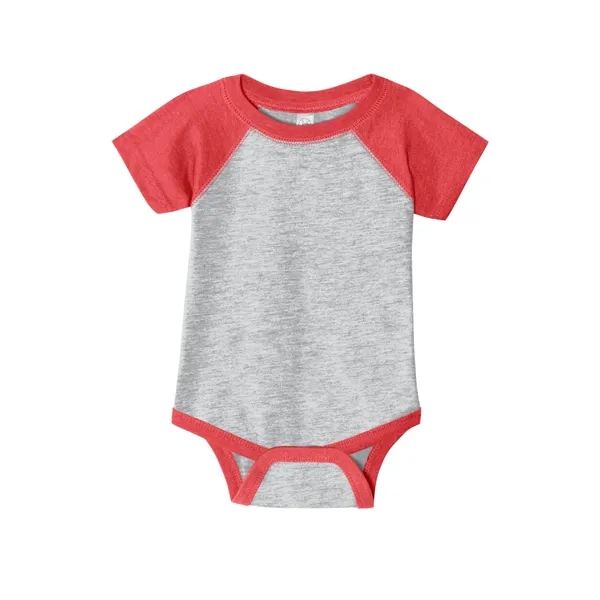 Rabbit Skins Infant Baseball Fine Jersey Bodysuit. - Rabbit Skins Infant Baseball Fine Jersey Bodysuit. - Image 8 of 19