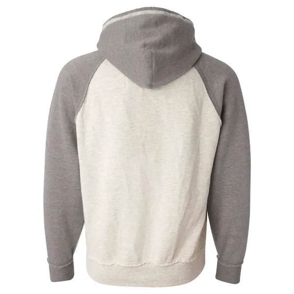 J. America Men's Vintage Heather Hooded Sweatshirt - J. America Men's Vintage Heather Hooded Sweatshirt - Image 6 of 18